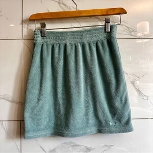 Aritzia TNA Terry Cloth Set Skirt (Matching Tee Available)